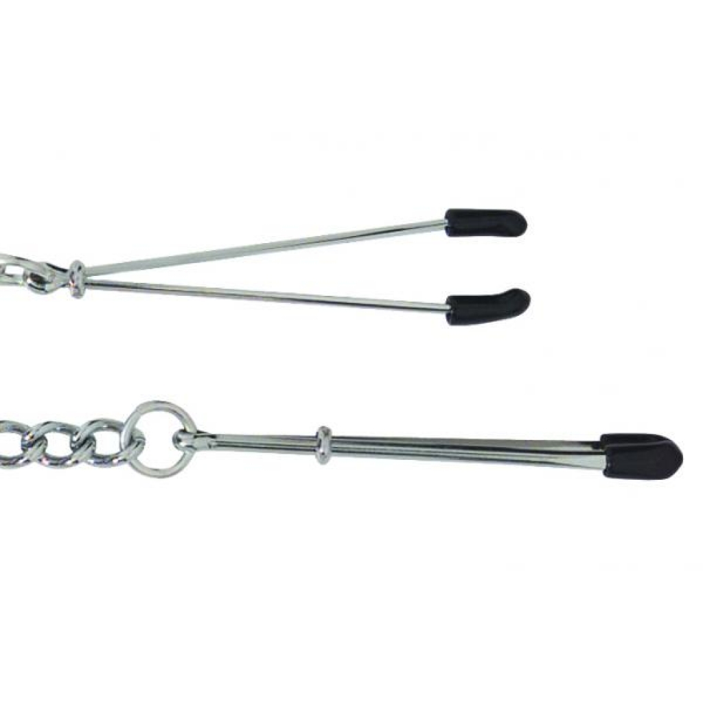 Adjustable Tweezer Clamps with Link Chain for Sensual Play