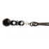 Beaded Clit Clamp With Tweezer Tip - Black