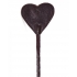 Brown Leather Heart-Shaped Riding Crop by Spartacus