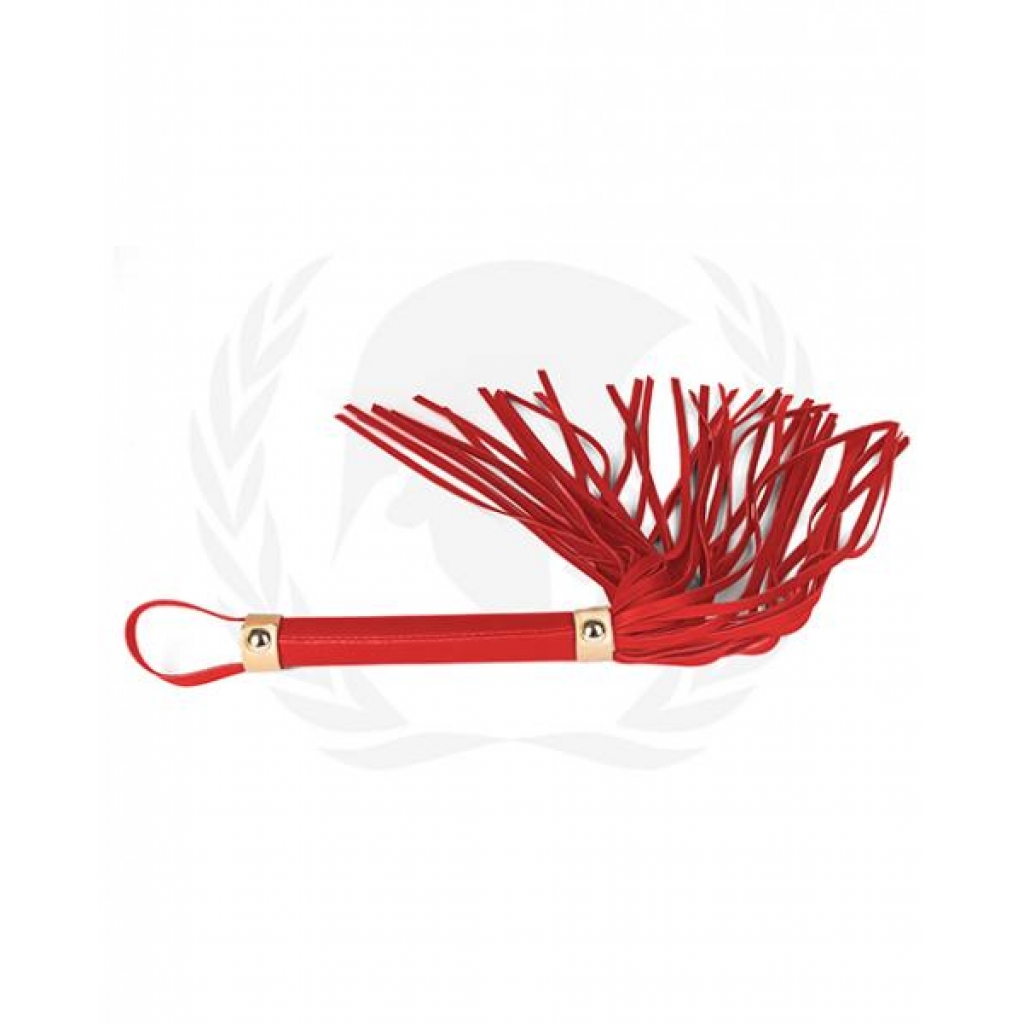 Spartacus PU Whip - Striking Red