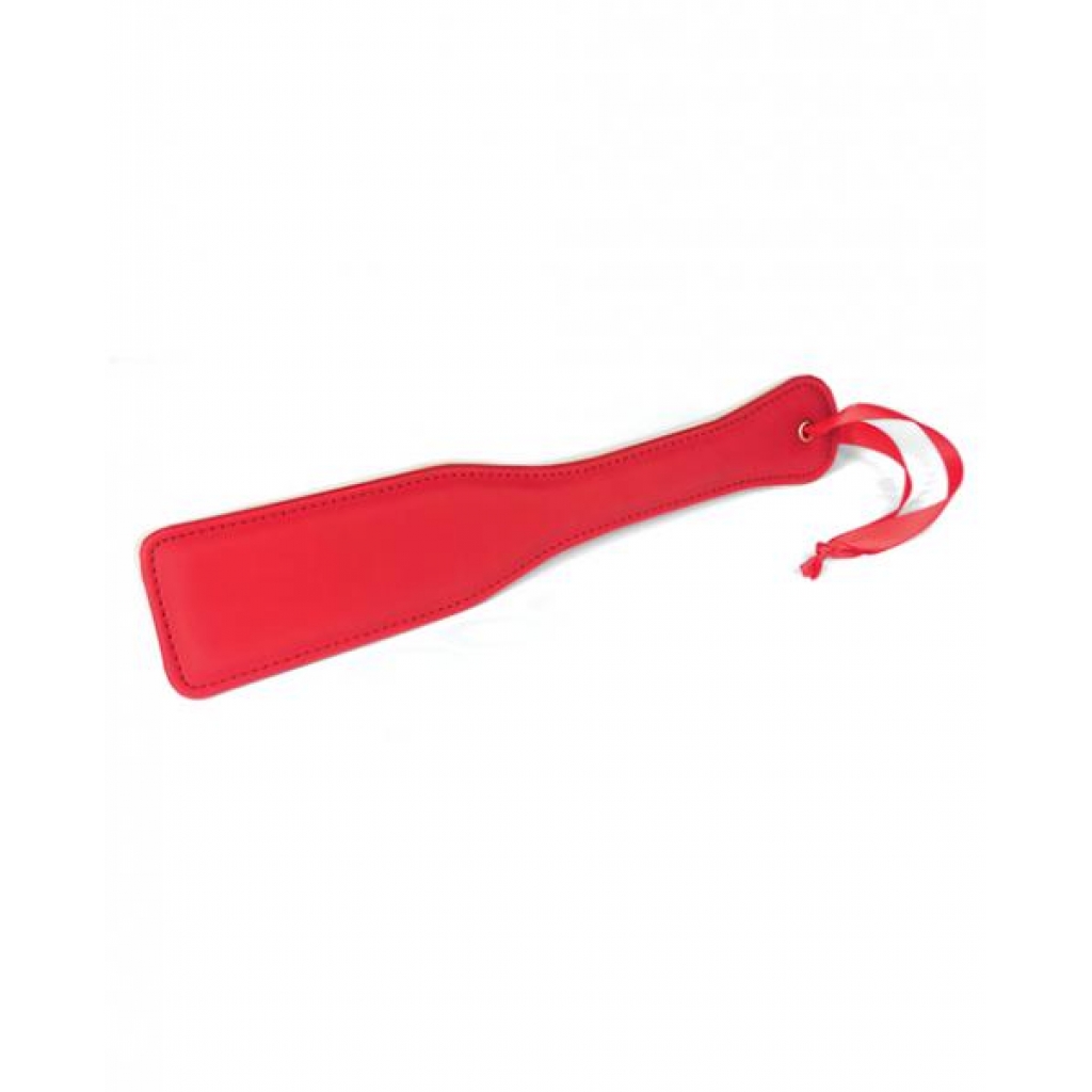 Spartacus PU Paddle with Reverse Plush - Red