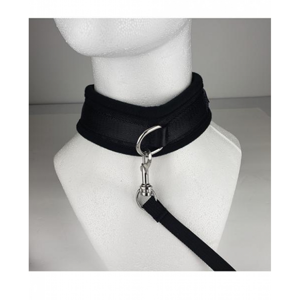 Spartacus Neoprene Collar and Leash for Bondage Fun