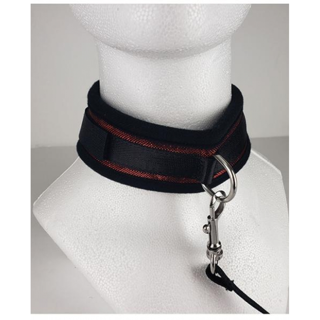 Spartacus Neoprene Collar & Leash Set - Red