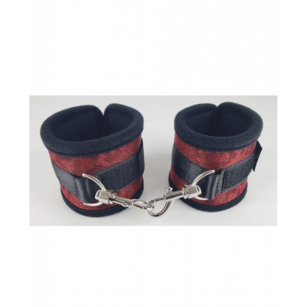 Spartacus Wrist Restraints - Neoprene Red