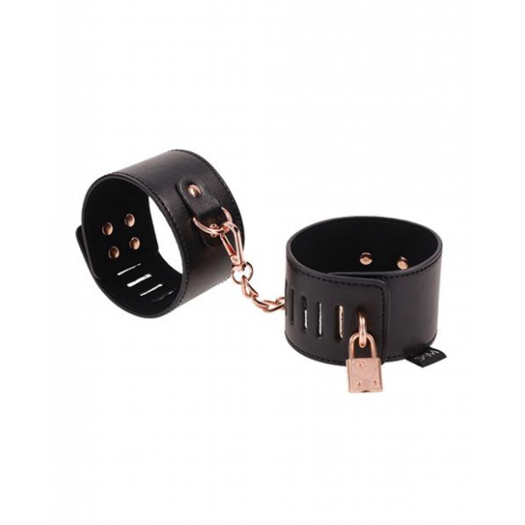 Brat Locking Cuffs - Sleek and Seductive Design