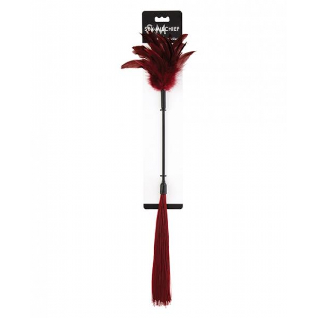 Sex & Mischief Enchanted Feather Tickler - Black