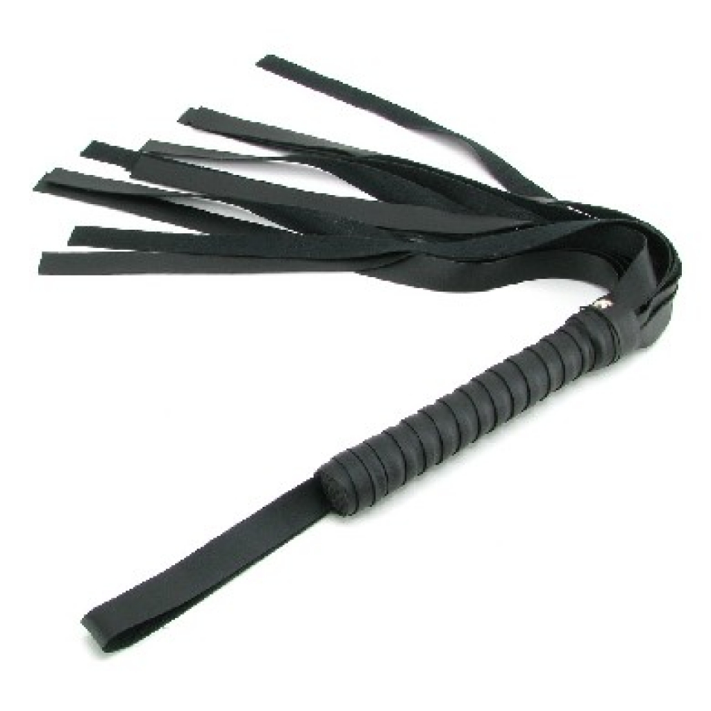 Faux Leather Flogger - Black