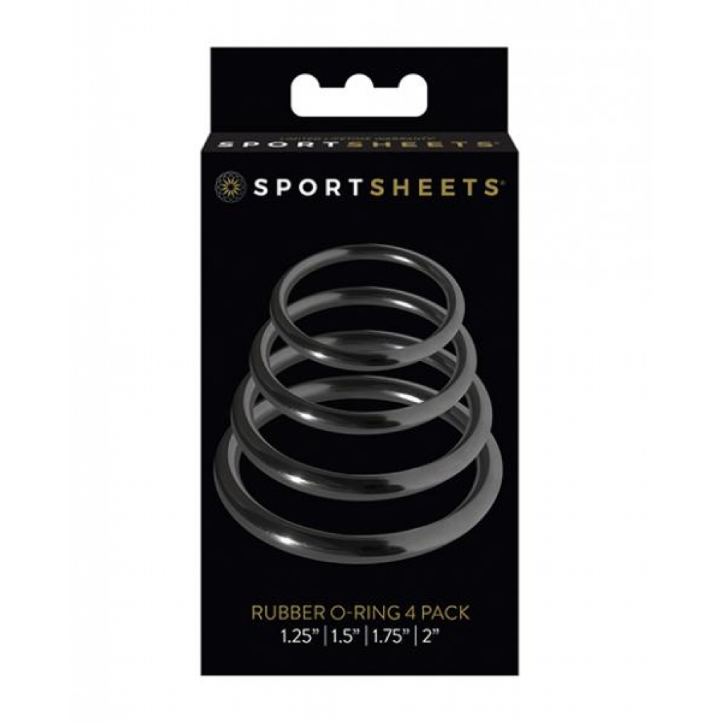 Sportsheets Rubber O Ring - 4 Pack