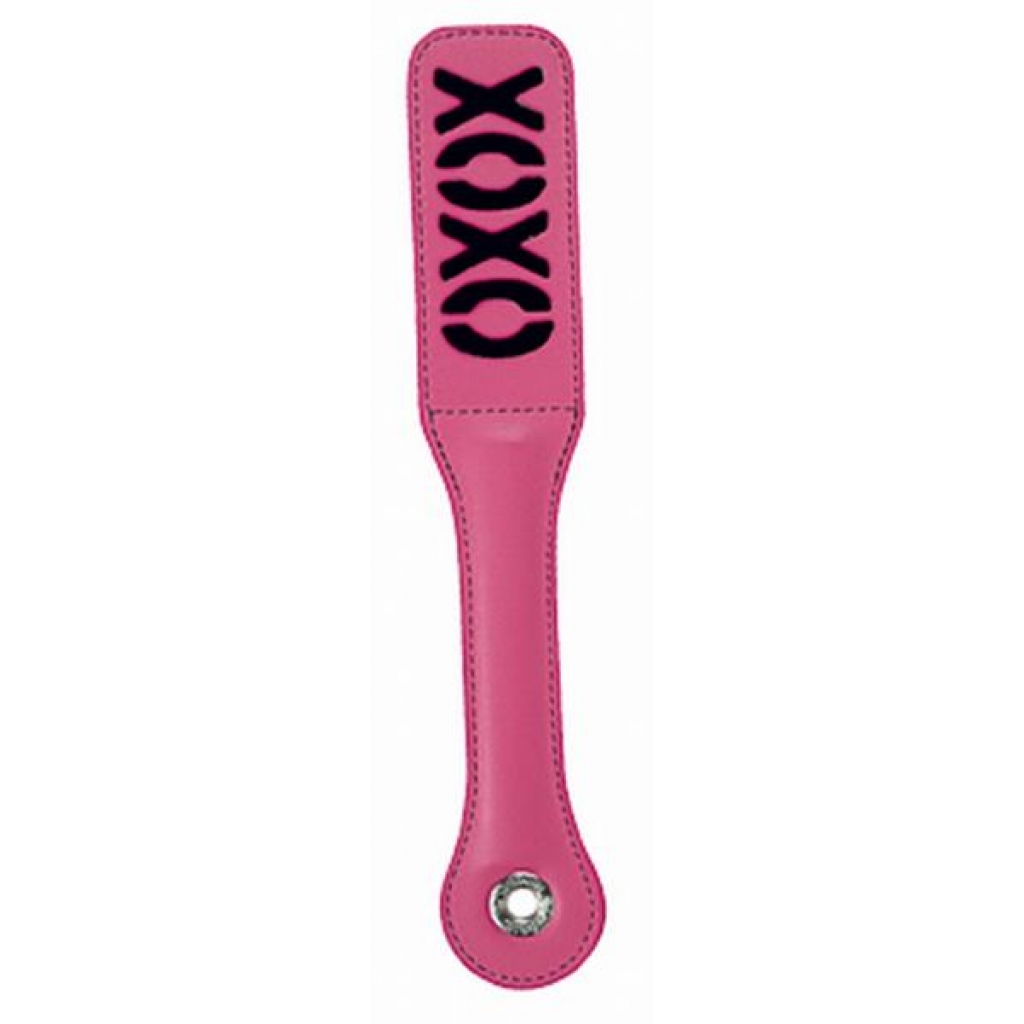 Sex And Mischief XOXO Paddle - Pink 12 Inches