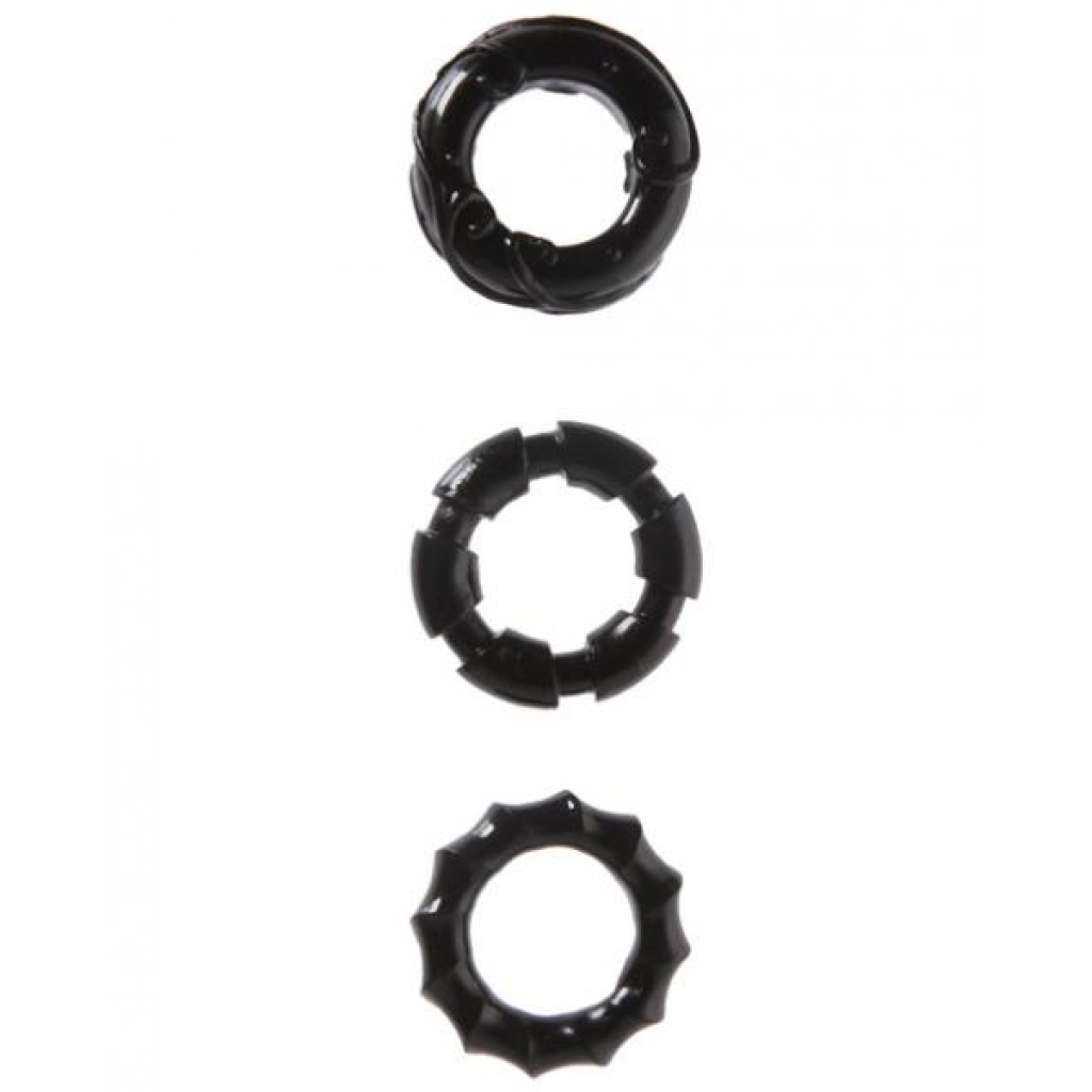 Malesation Stretchy Cock Rings - 3 Pack