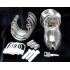 CB-6000 Curved Cock Cage and Lock Set - Clear