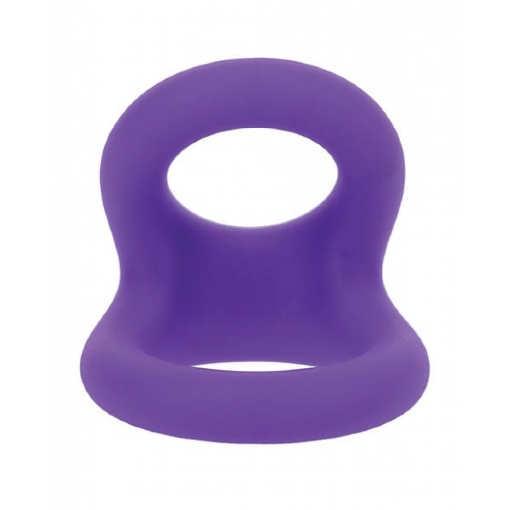 Tantus Uplift Silicone C Ring in Lilac