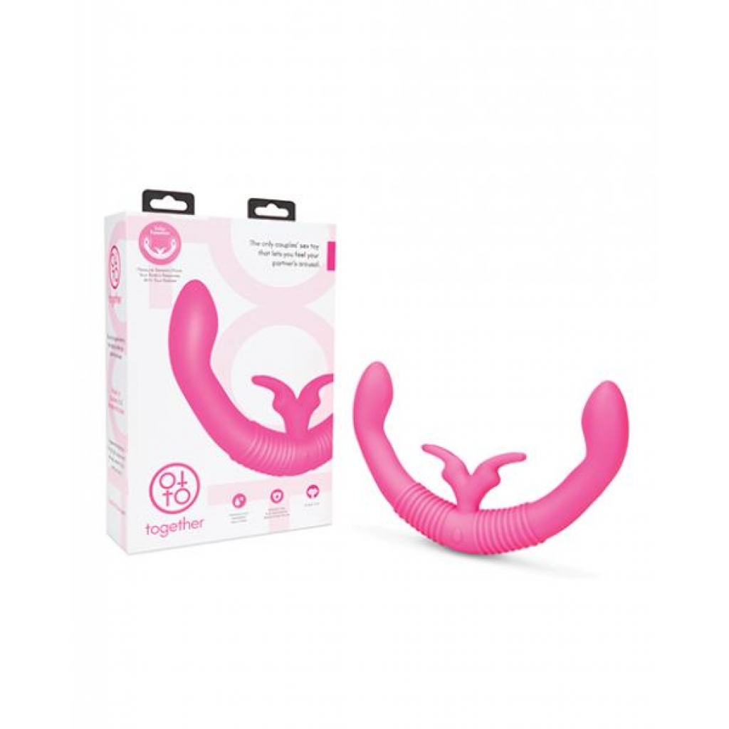 Together Couples Intimacy Vibrator - Pink