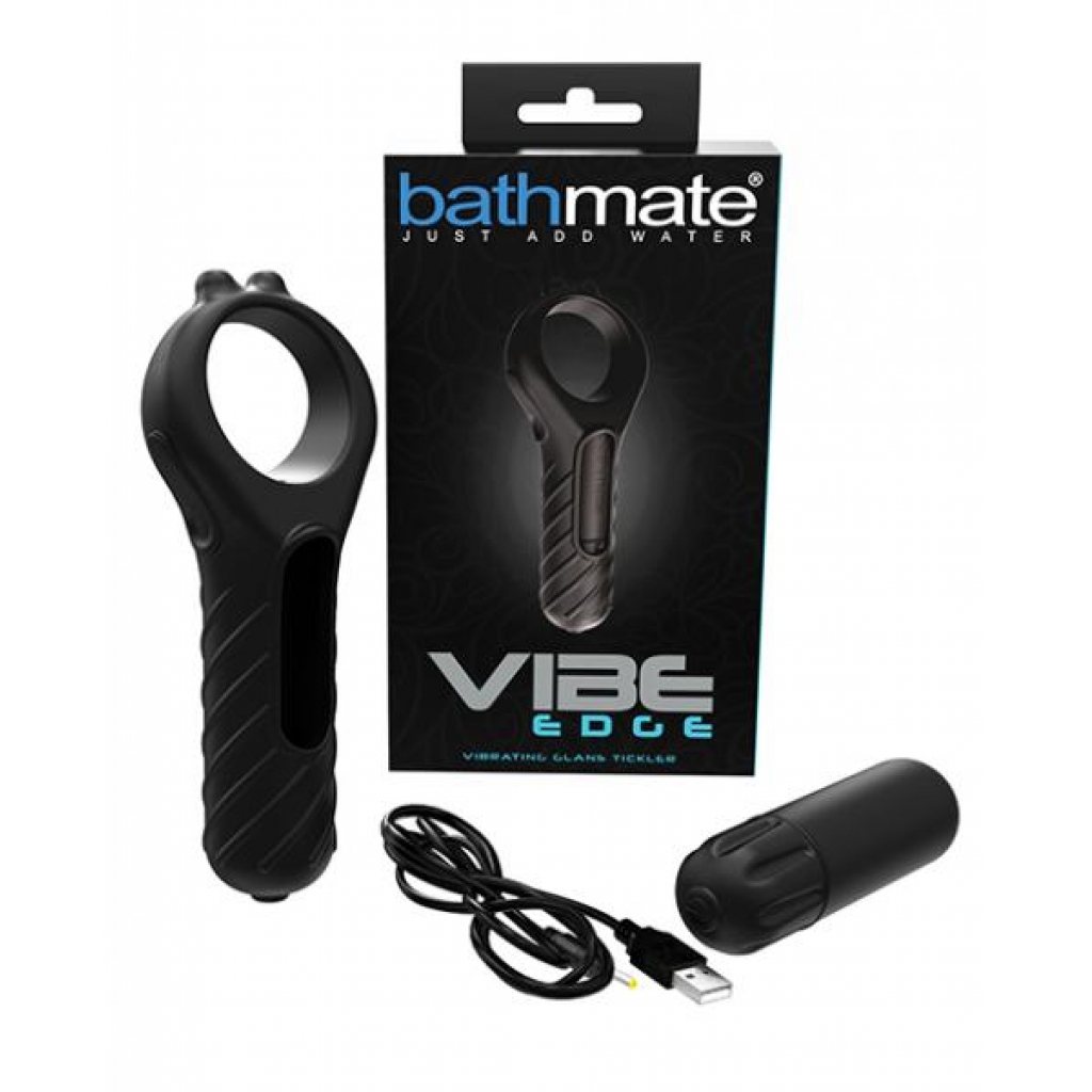 Bathmate Vibe Edge Glans Tickler - Black