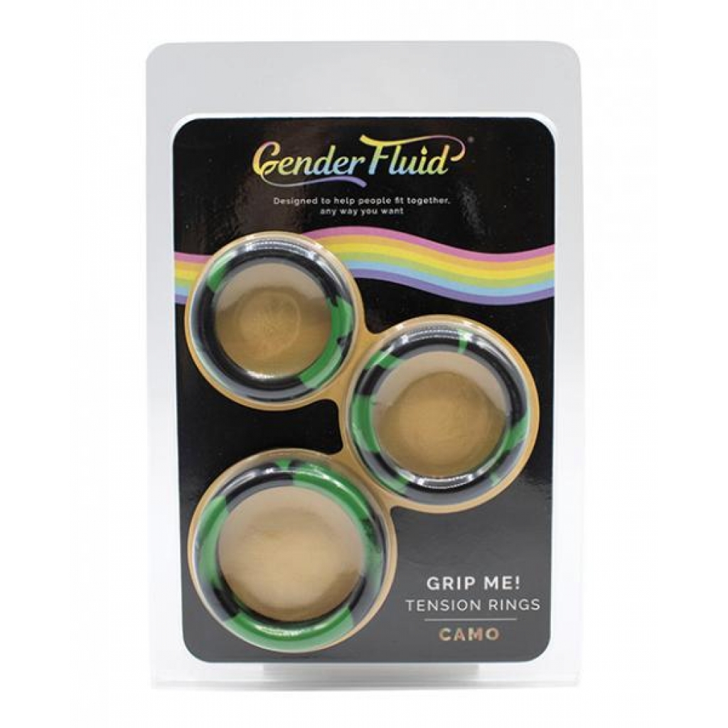 Gender Fluid Grip Me! Tension Ring Set - Camo