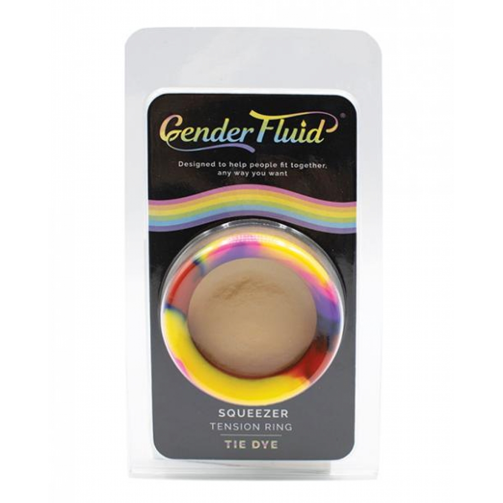 Gender Fluid Squeezer Tension Ring - Tie Dye