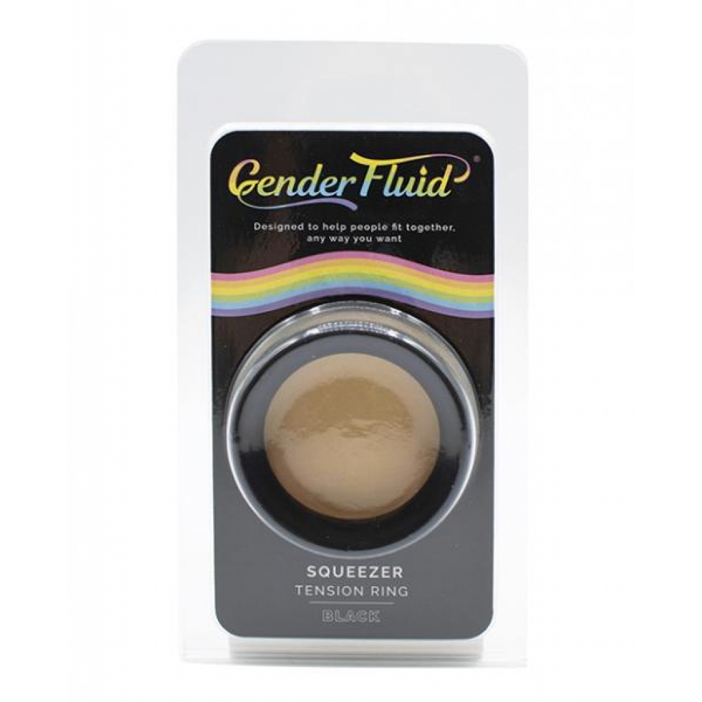 Gender Fluid Squeezer Tension Ring - Black