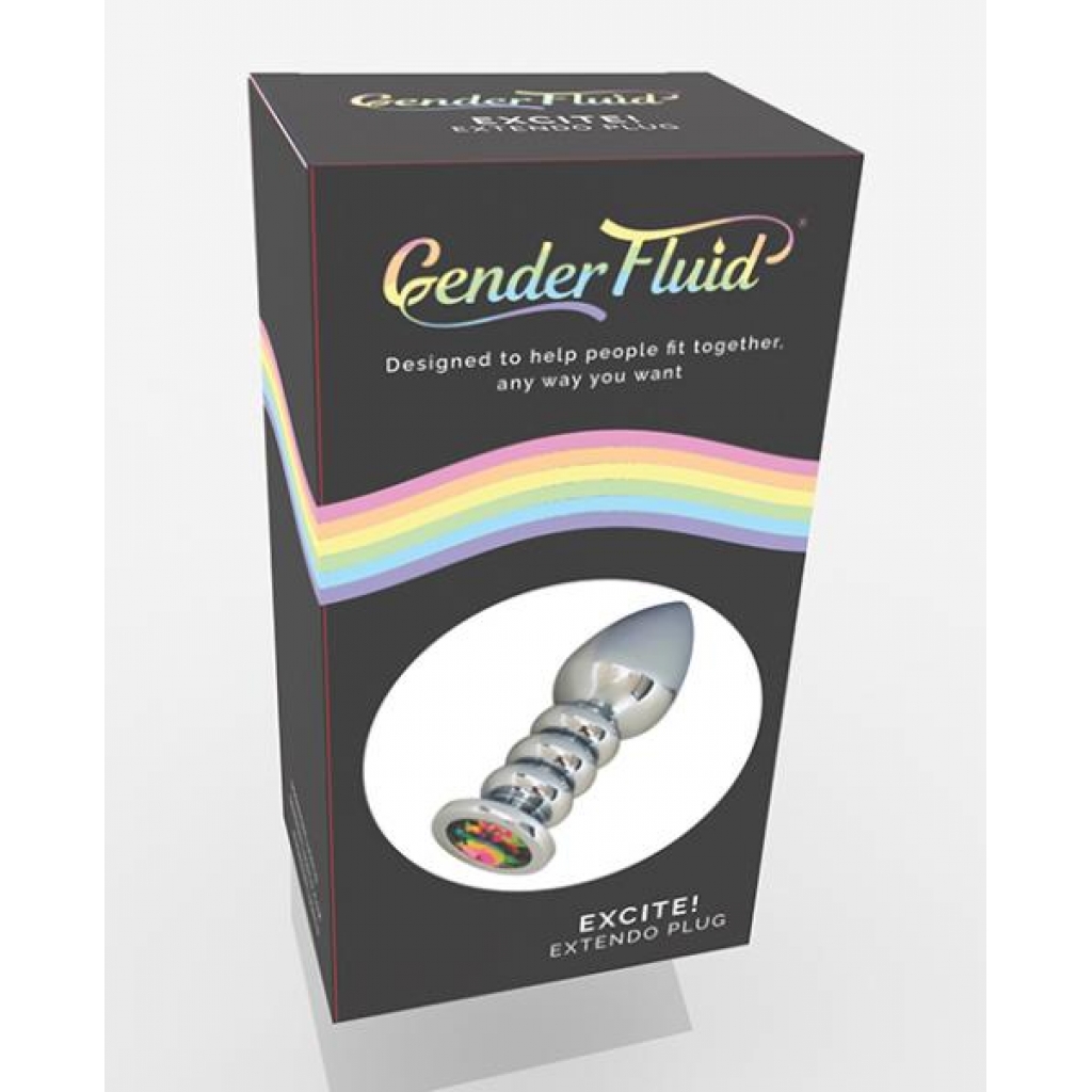 Gender Fluid Excite! Extendo Plug - Silver