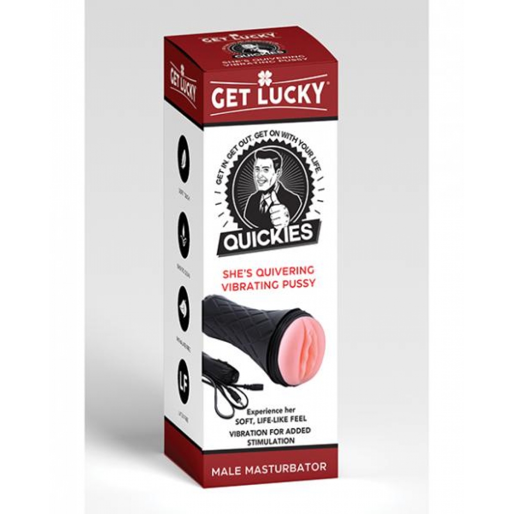 Get Lucky Quickies - She's Quivering Vibrating Pussy Masturbator