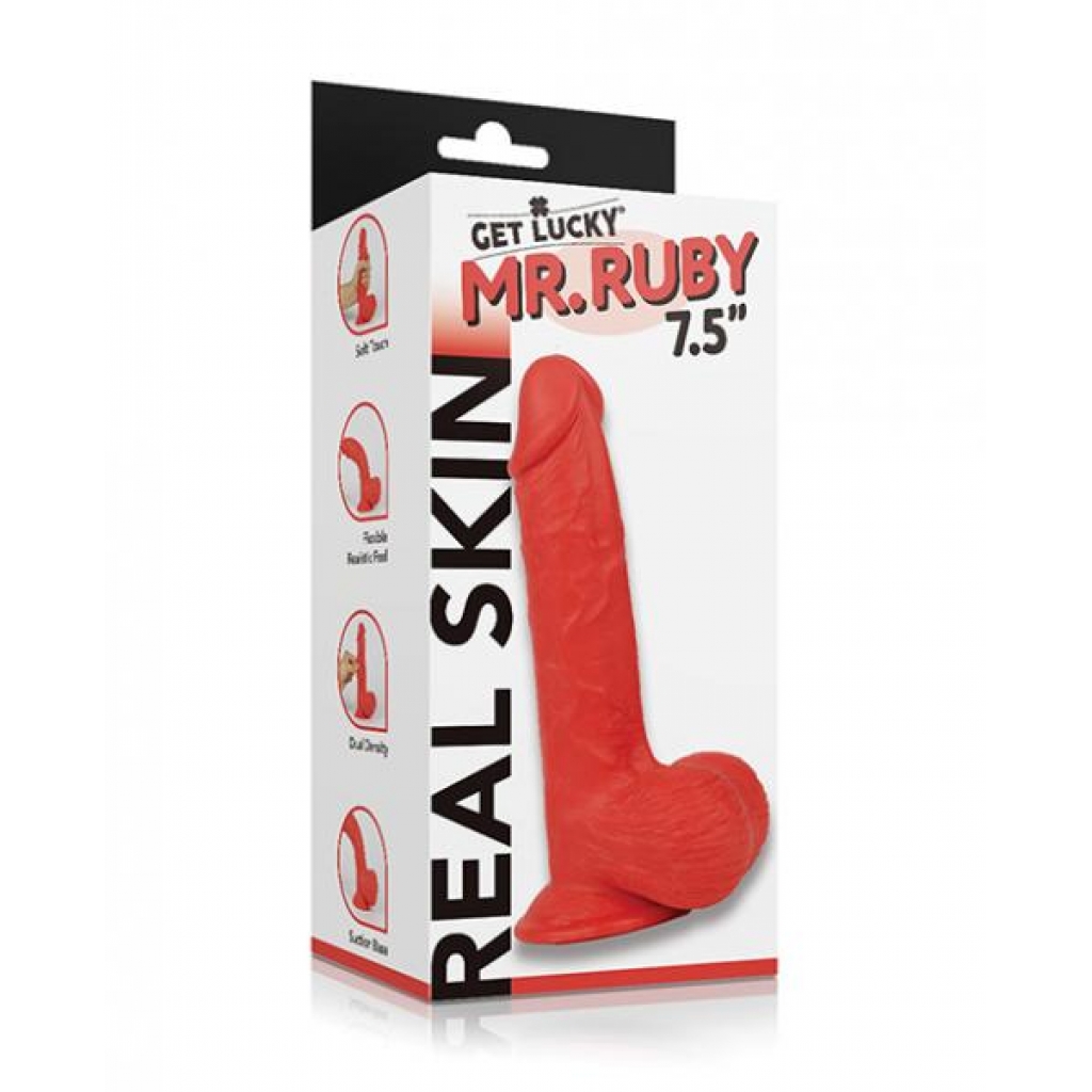 Get Lucky Mr. Ruby 7.5-Inch Dual Layer Dong