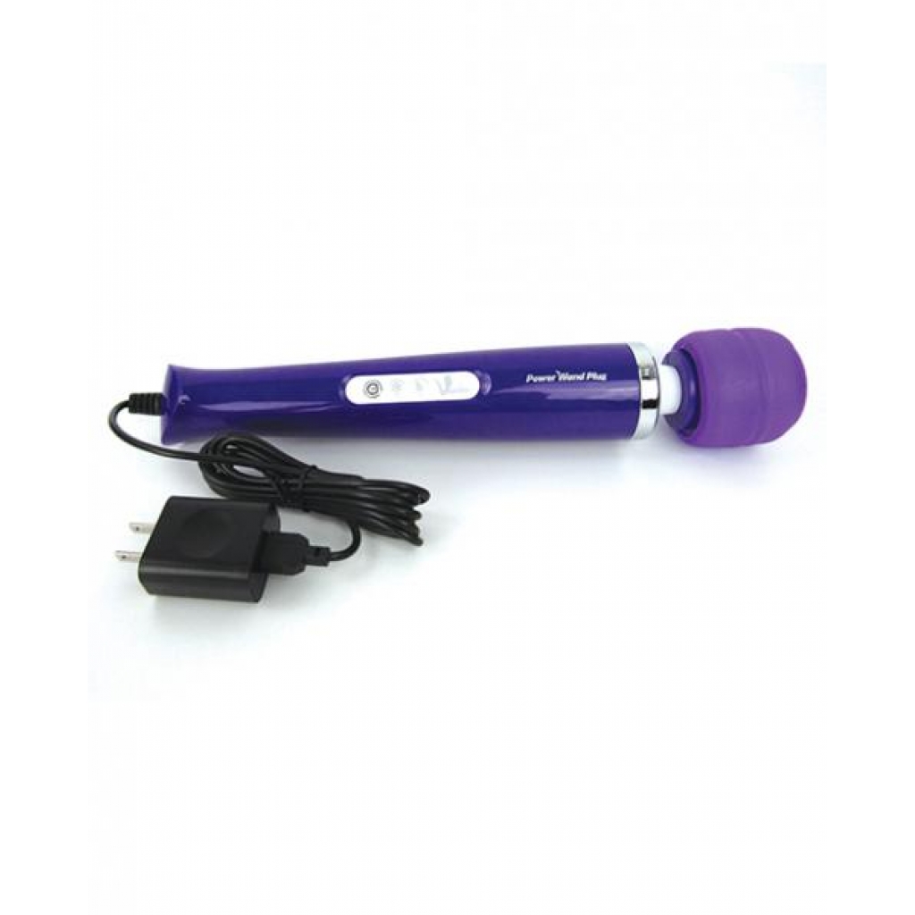 Voodoo Power Wand Plus - 28X Plug In Vibrator in Purple