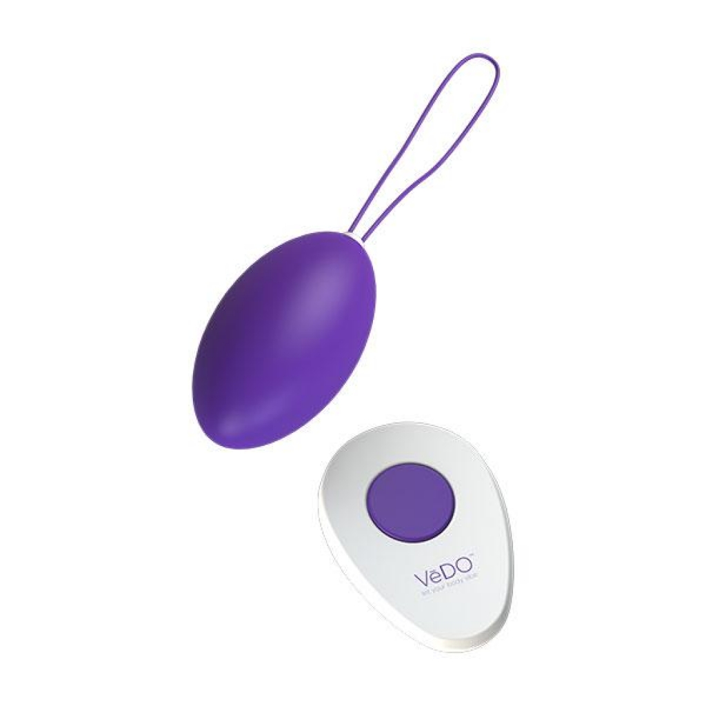 Vedo Peach Rechargeable Egg Vibe Into You Indigo - Versatile Sensations