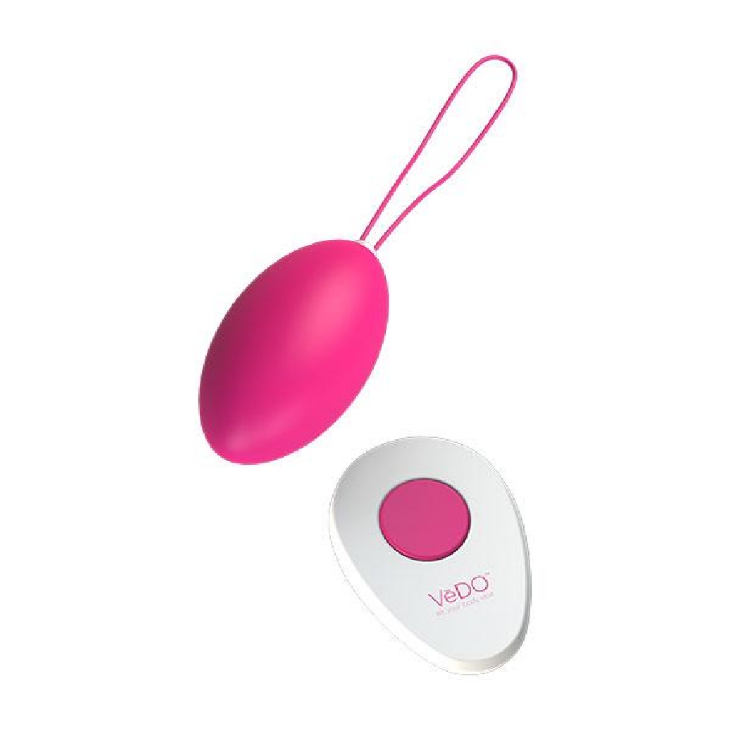 Vedo Peach Rechargeable Egg Vibe - Foxy Pink