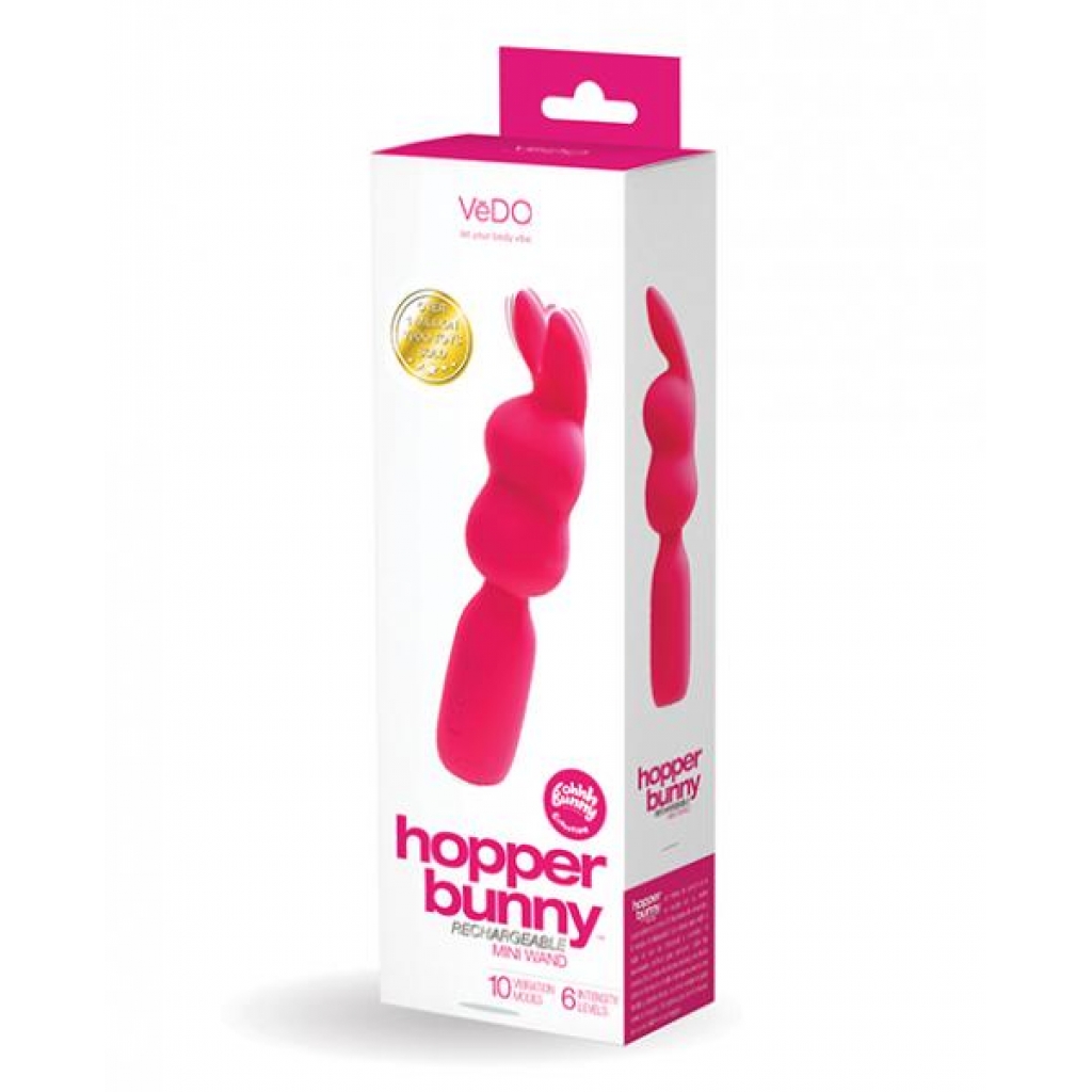 Vedo Hopper Bunny Rechargeable Mini Wand - Waterproof Design