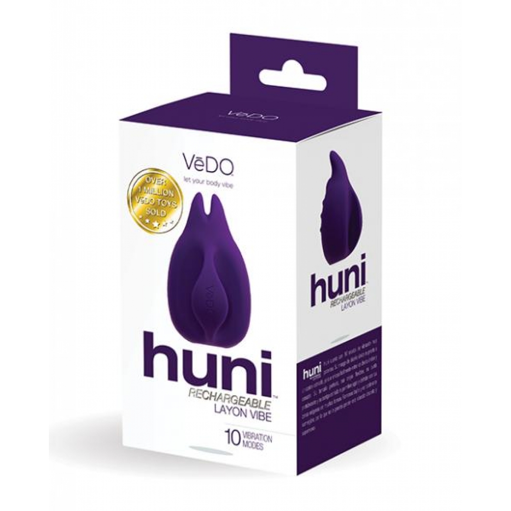 Vedo Huni Rechargeable Finger Vibe - Deep Purple