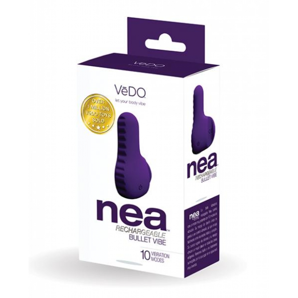 Vedo Nea Rechargeable Finger Vibe - Deep Purple