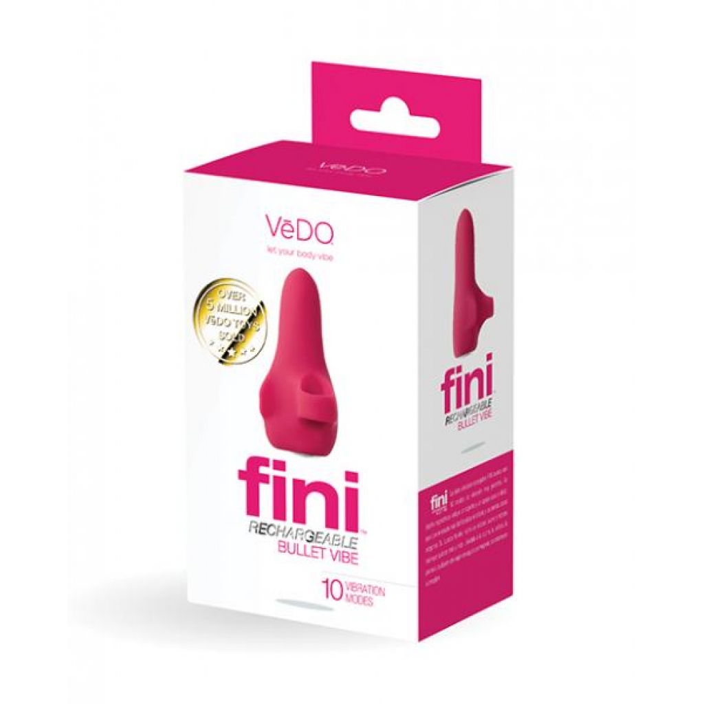 Vedo Fini Rechargeable Bullet Vibe: Pink