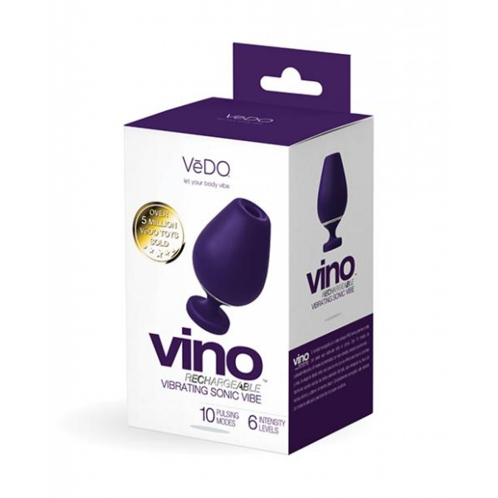 Vedo Vino Rechargeable Sonic Vibe in Purple