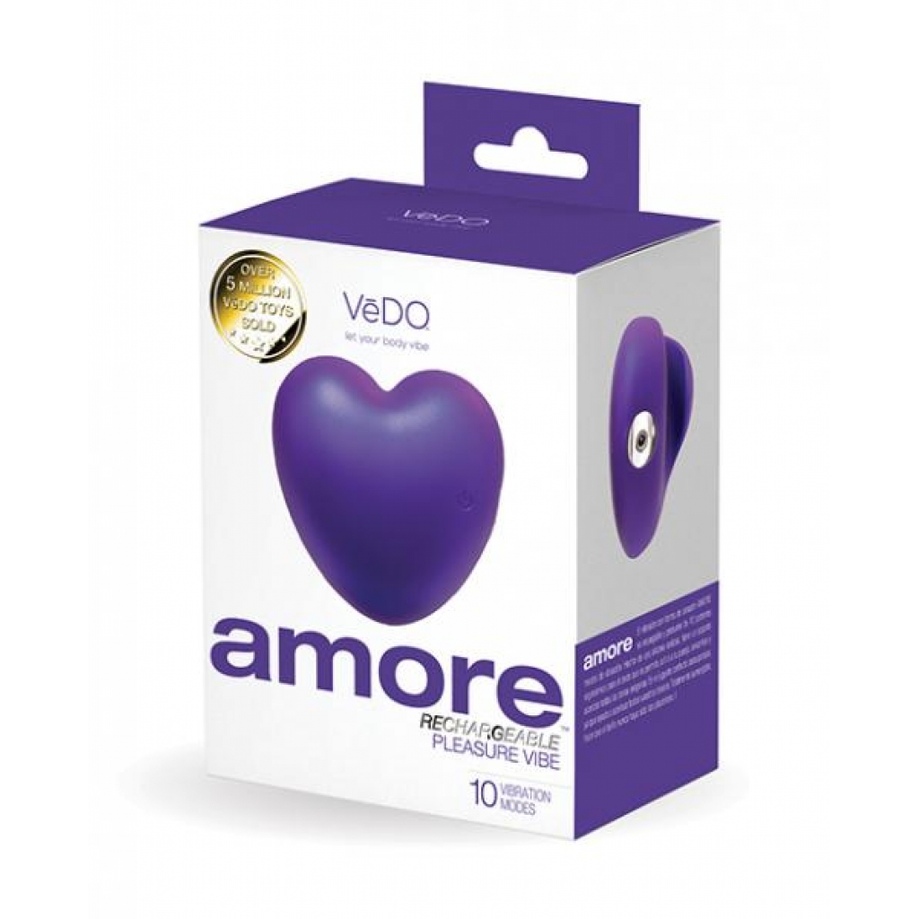 Vedo Amore Rechargeable Pleasure Vibe - Purple