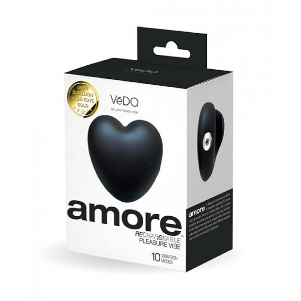 Vedo Amore Rechargeable Pleasure Vibe - Black