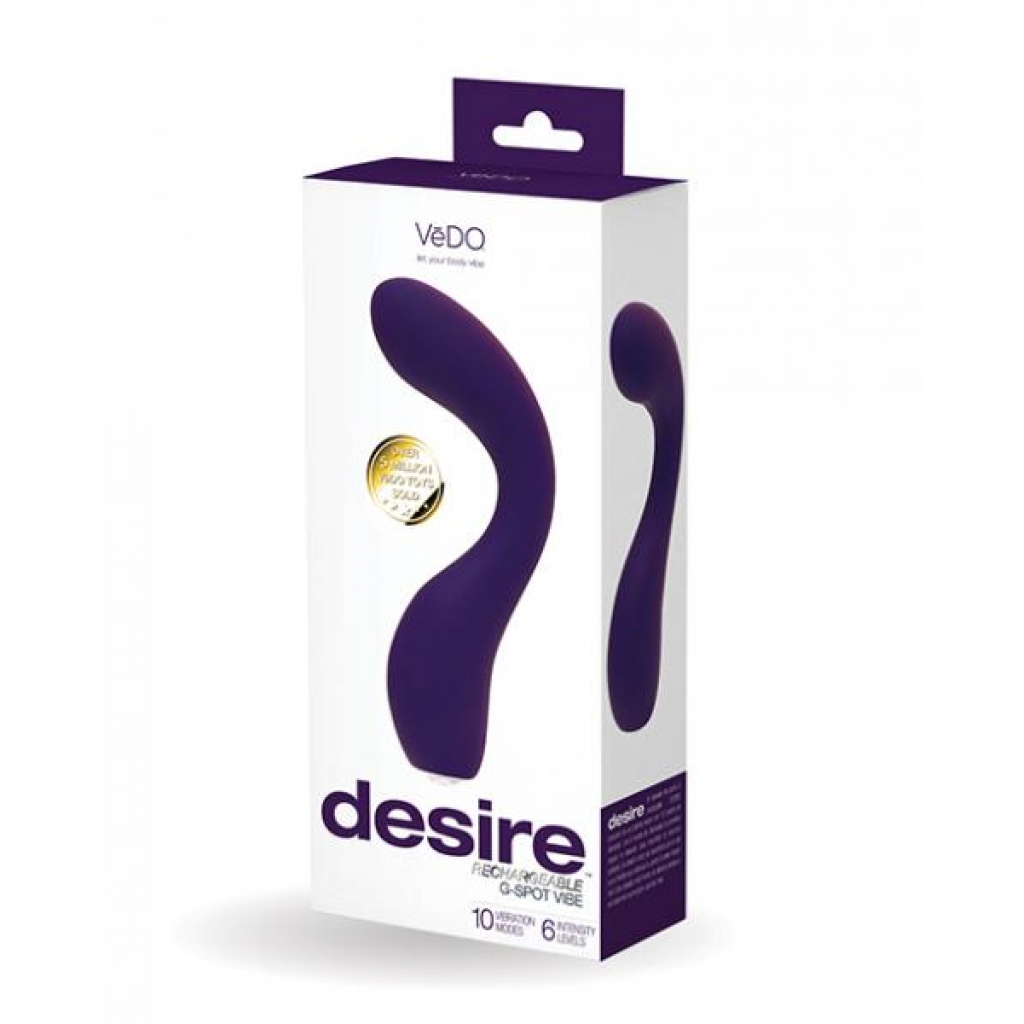 Vedo Desire Rechargeable G-spot Vibe: Discover Bliss