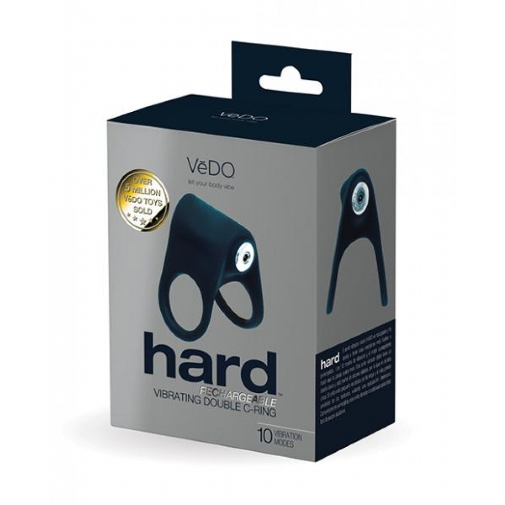 Vedo Hard Rechargeable Double C-Ring - Black