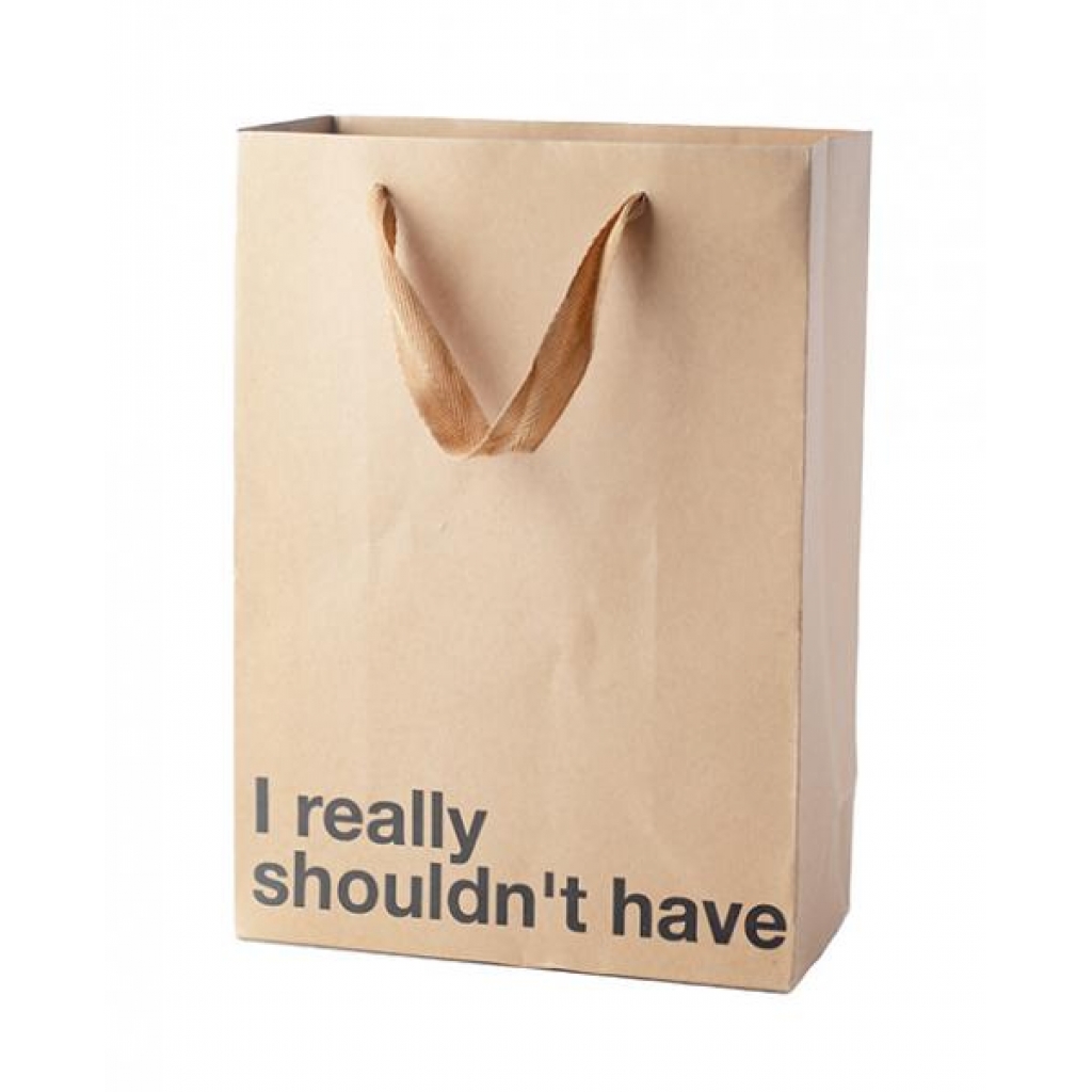 Snarky 'I Really Shouldn’t Have' Gift Bag