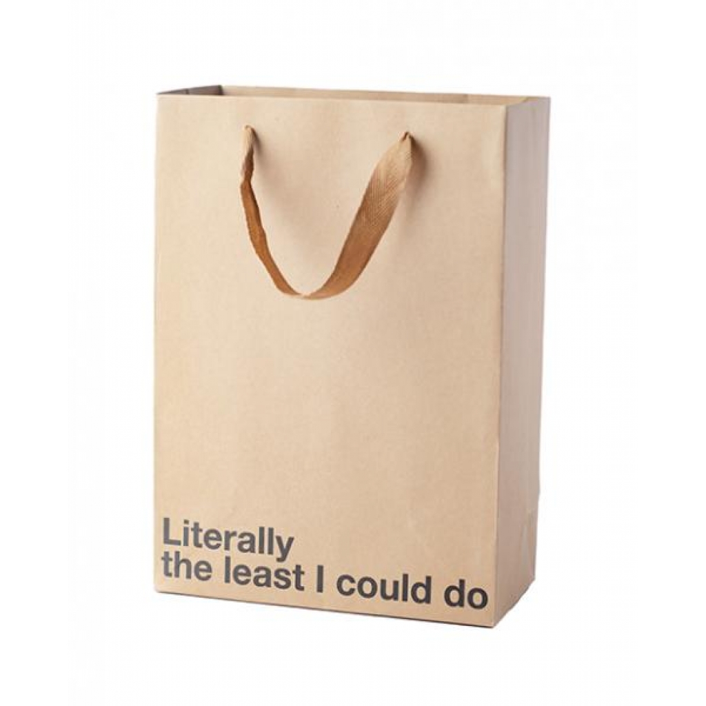 Literally The Least I Could Do Snarky Gift Bag