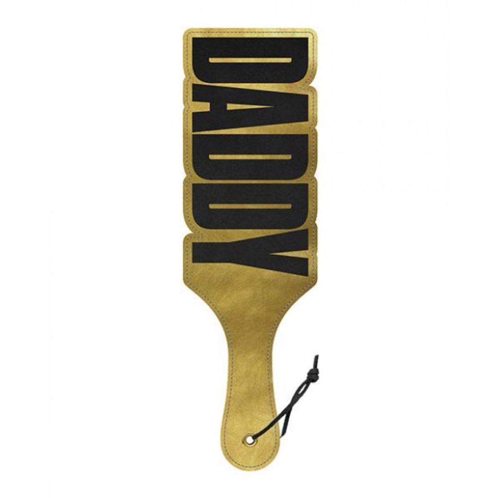 Wood Rocket Daddy Paddle - Black/Gold