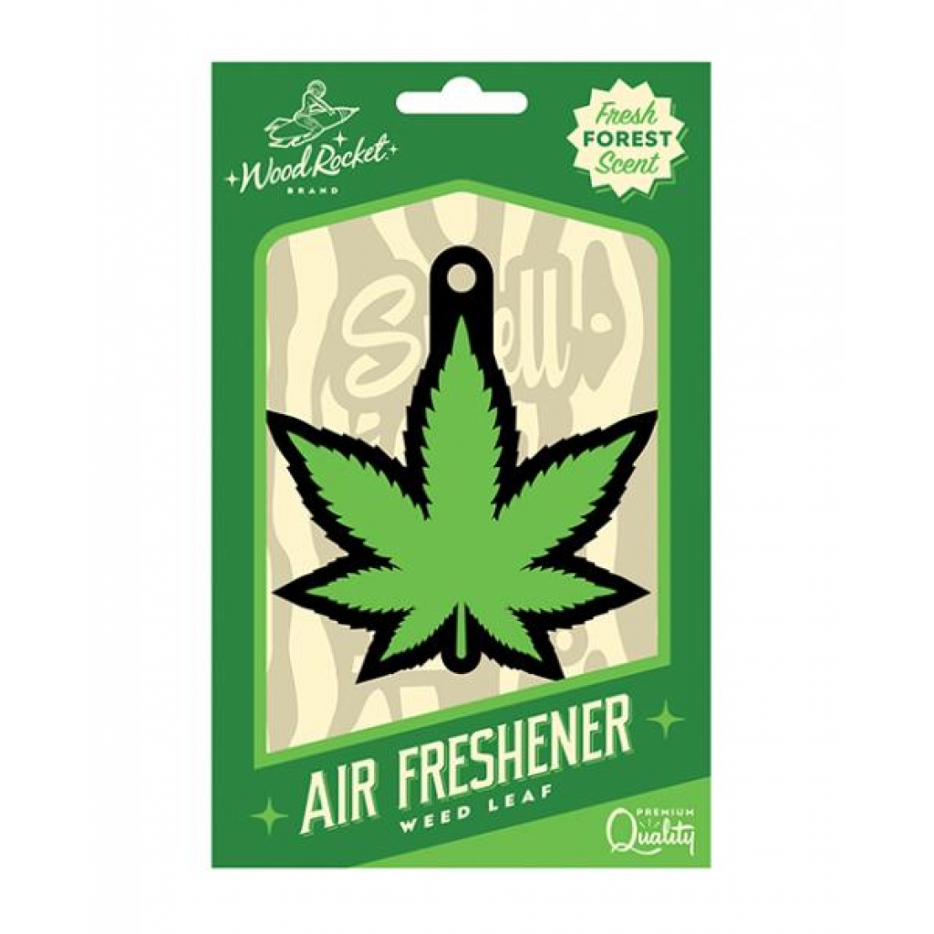 Wood Rocket Green Leaf Air Freshener - Forest Scent