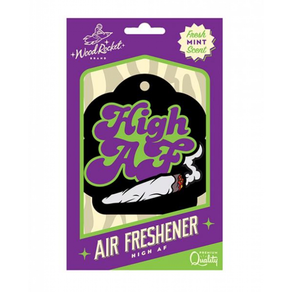 Wood Rocket High AF Air Freshener - Fresh Mint Scent