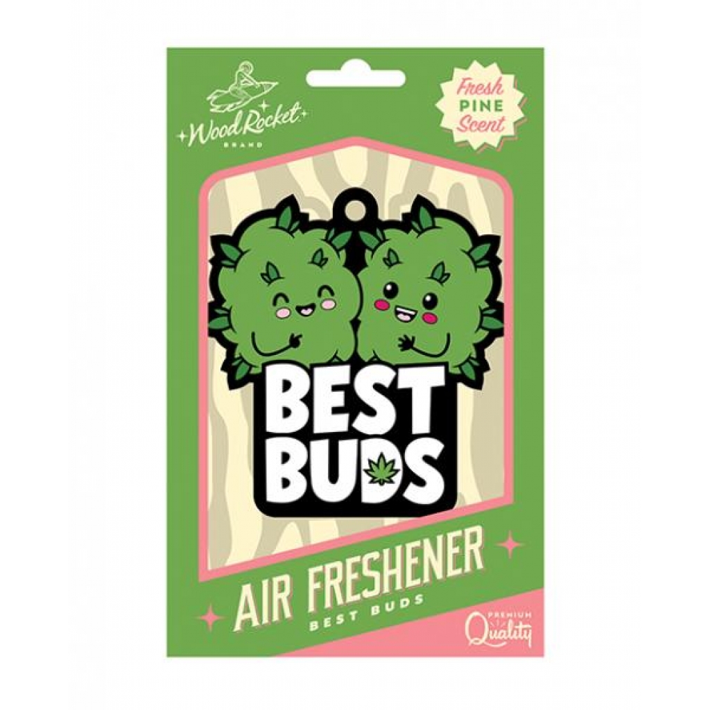 Wood Rocket Best Buds Air Freshener in Pine