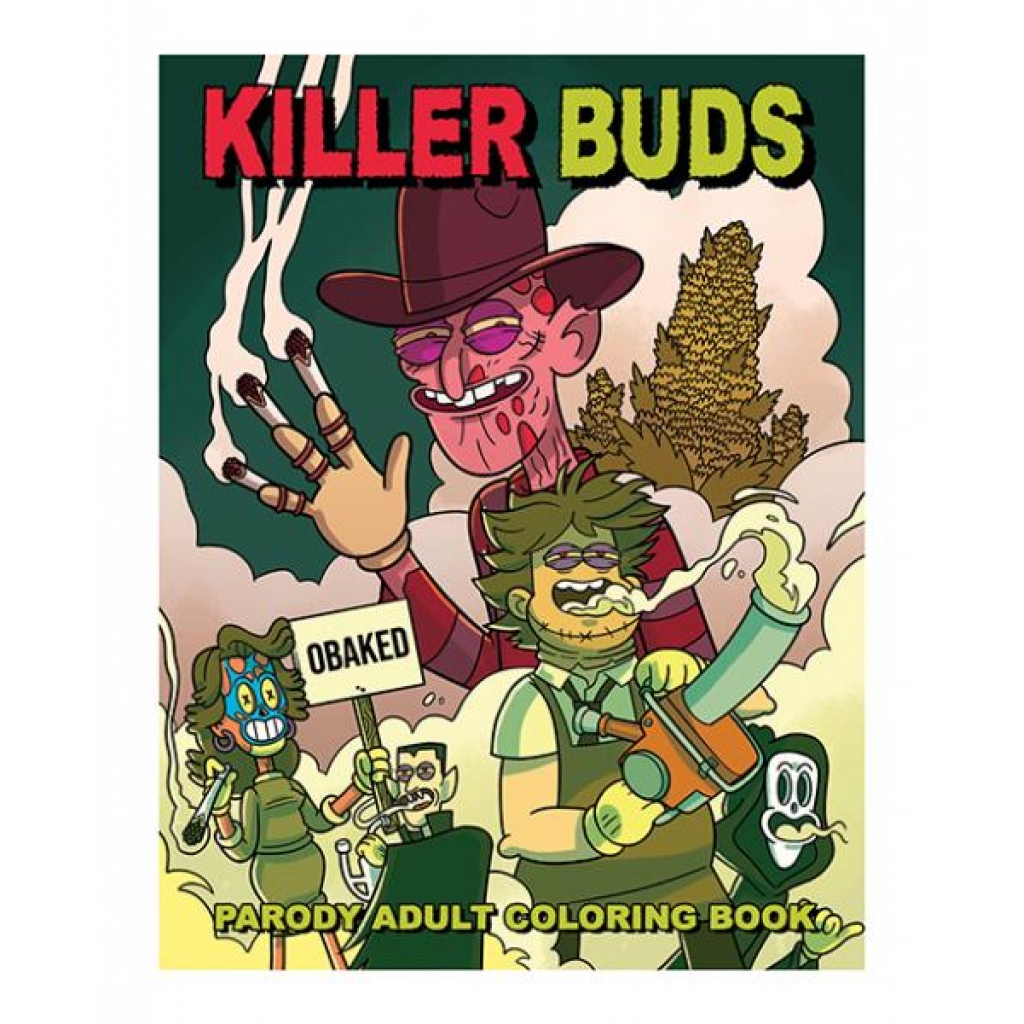 Wood Rocket Killer Buds Adult Coloring Book