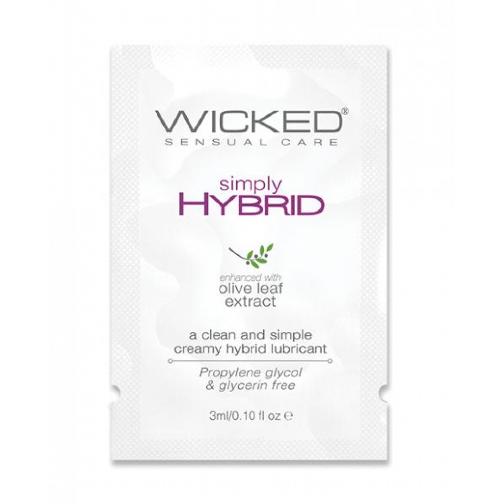 Wicked Sensual Care Simply Timeless Aqua Water Based Lubricant - .2 Oz