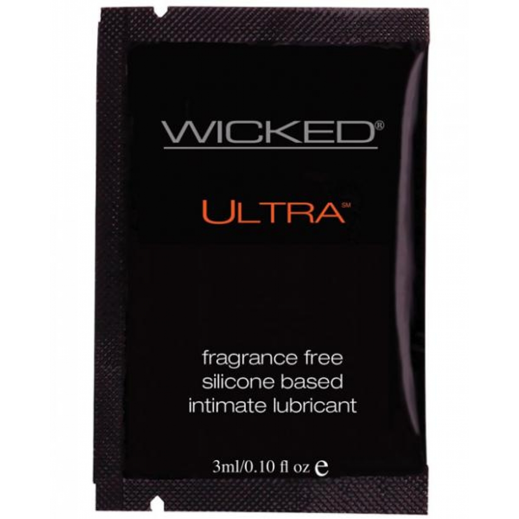 Ultra Silicone Based Lubricant - 3 ml Packet - Fragrance Free