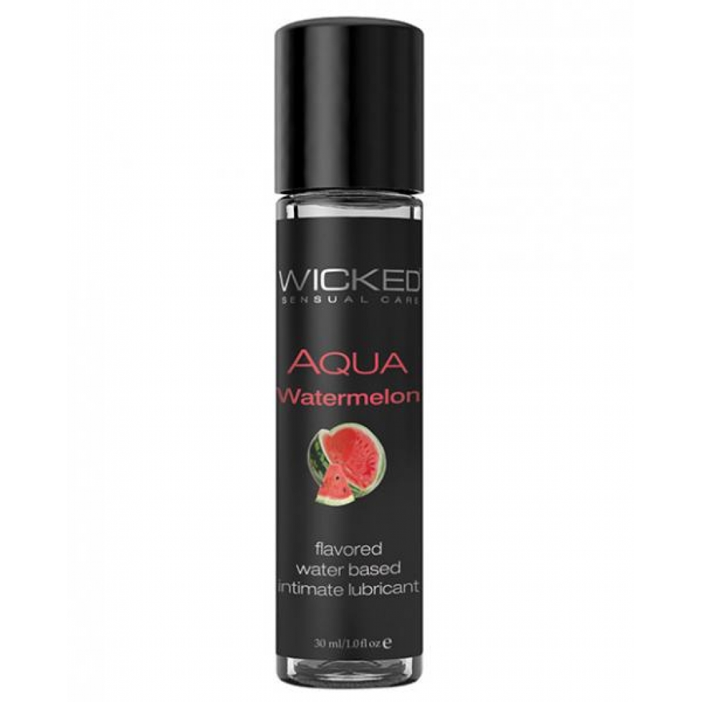 Wicked Aqua Water-Based Lubricant - Watermelon Flavor