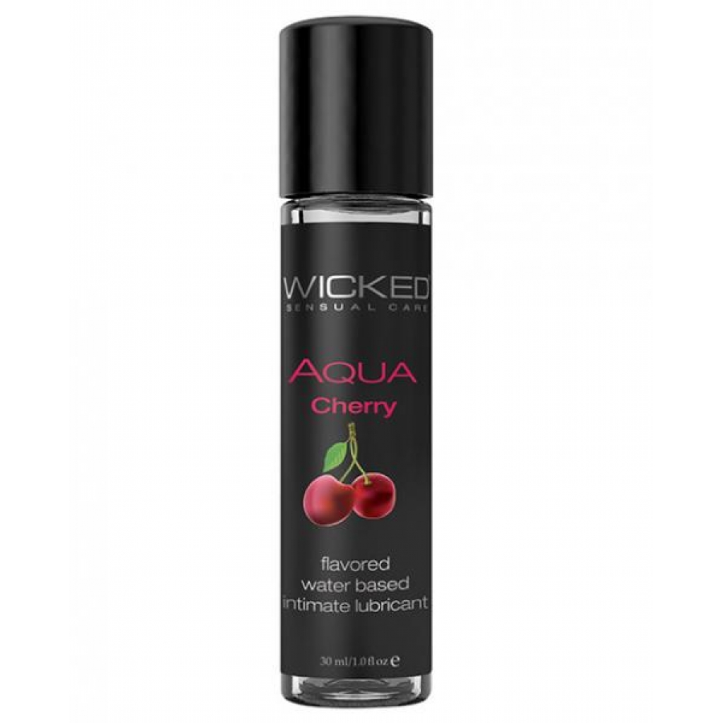 Wicked Aqua Flavored Lubricant - Cherry 1oz