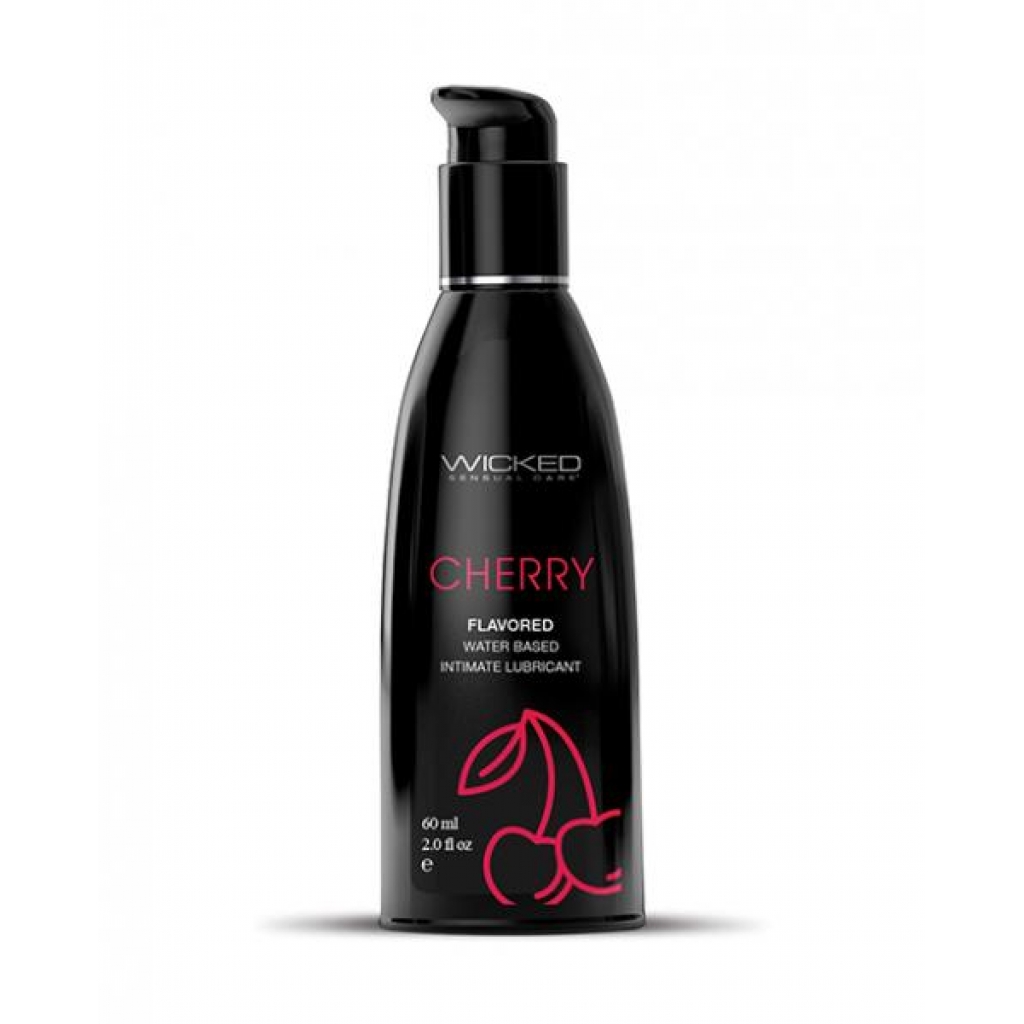 Wicked Sensual Care Cherry Water-Based Lubricant - 2 Oz