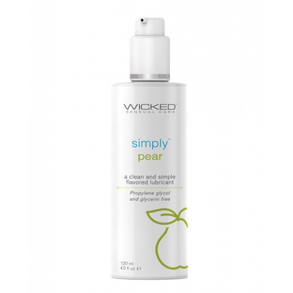 Wicked Sensual Care Simply Water-Based Lubricant – 4 Oz Pear