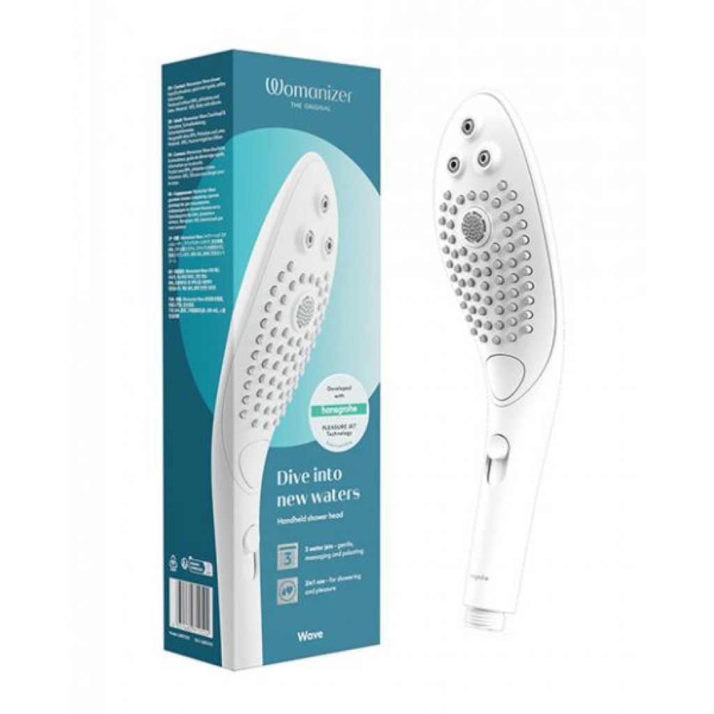 Womanizer Wave – Innovative Shower Head Clitoral Stimulator - White